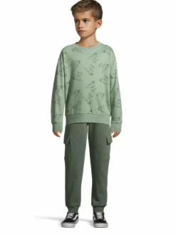 Colleget & Hupparit<Bogi Jesse Dino -collegepaita MINERAL GREEN AOP
