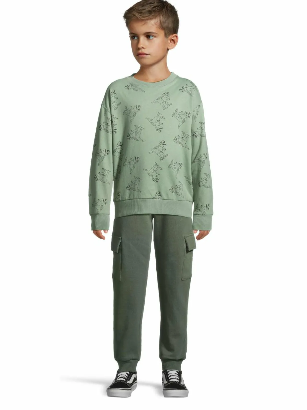 Colleget & Hupparit<Bogi Jesse Dino -collegepaita MINERAL GREEN AOP