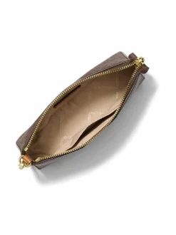 Olkalaukut<Michael Michael Kors Jet Set Medium Chain Pouchette -laukku 200 BROWN