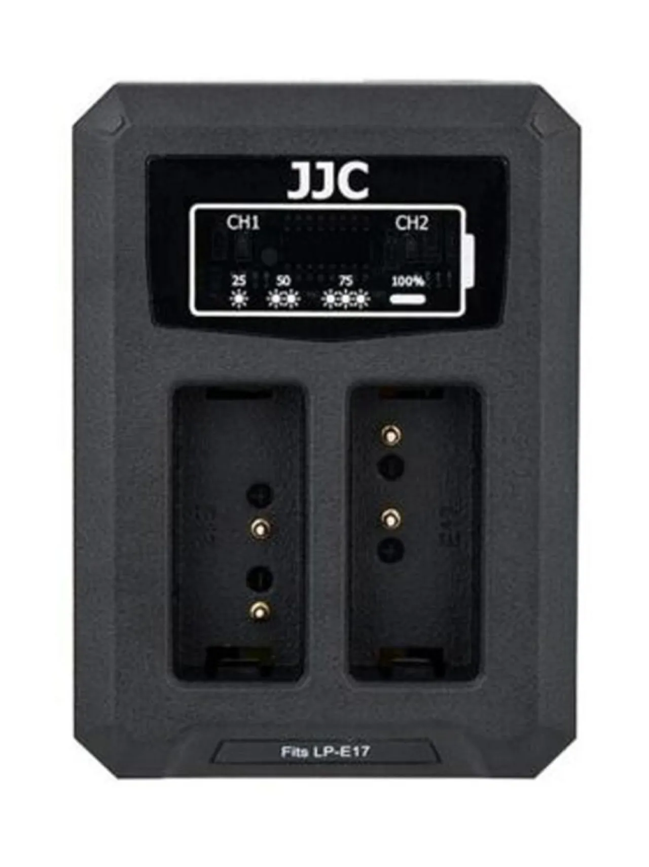 Kamerat<JJC DCH-LPE17 USB Dual Battery Charger -tuplalaturi (Canon LP-E17)