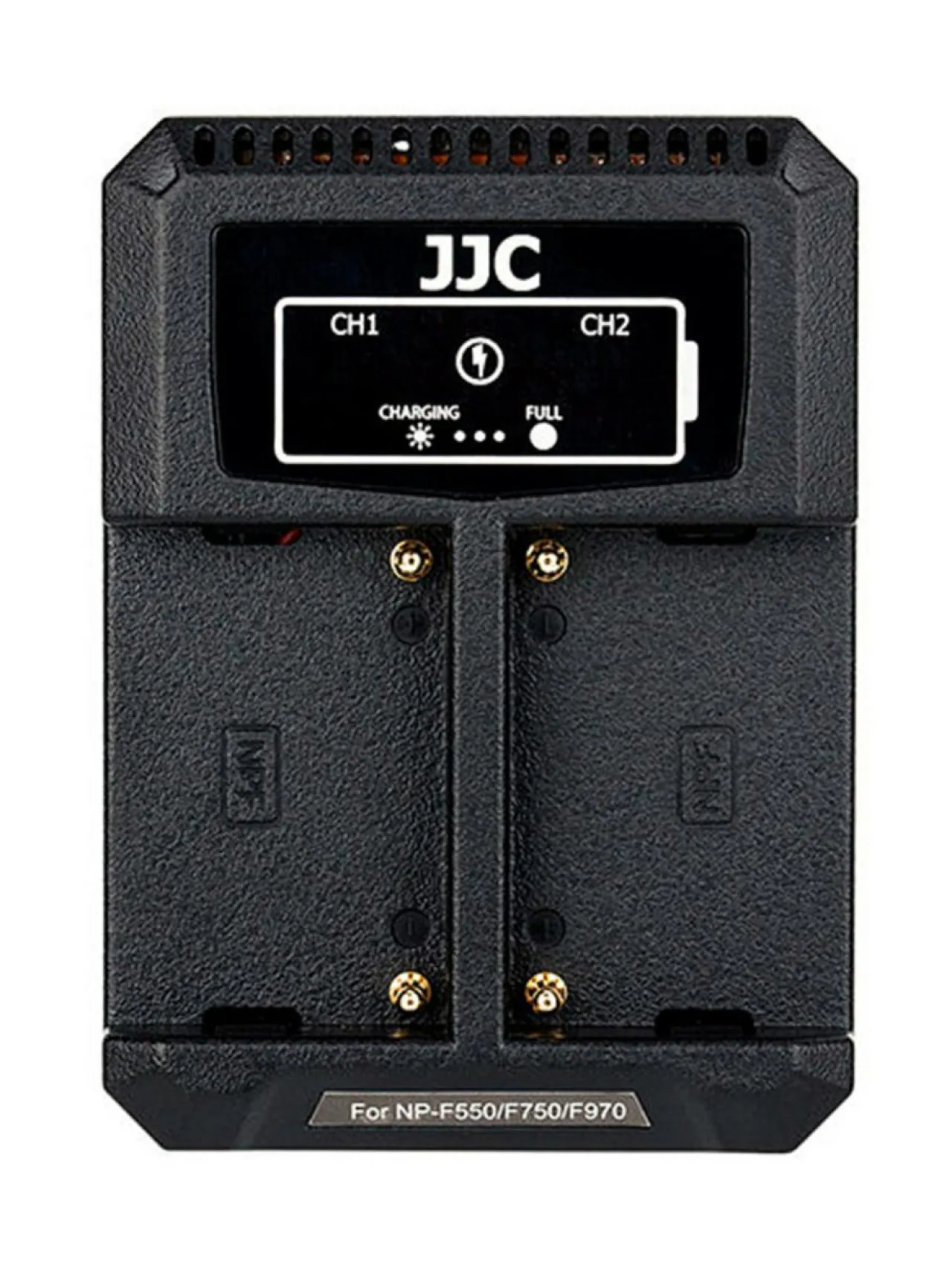 JJC DCH-NPF USB Dual Battery Charger -tuplalaturi (NP-F)^ Kamerat
