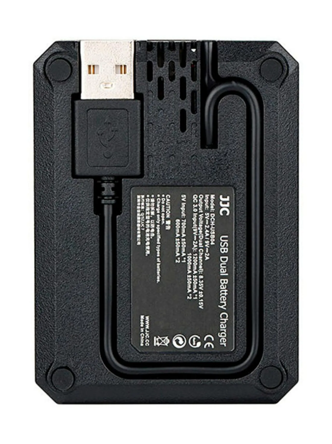 JJC DCH-NPF USB Dual Battery Charger -tuplalaturi (NP-F)^ Kamerat
