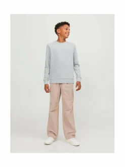 Colleget & Hupparit<JACK & JONES junior JjeBradley-collegepaita LIGHT GREY MELANGE