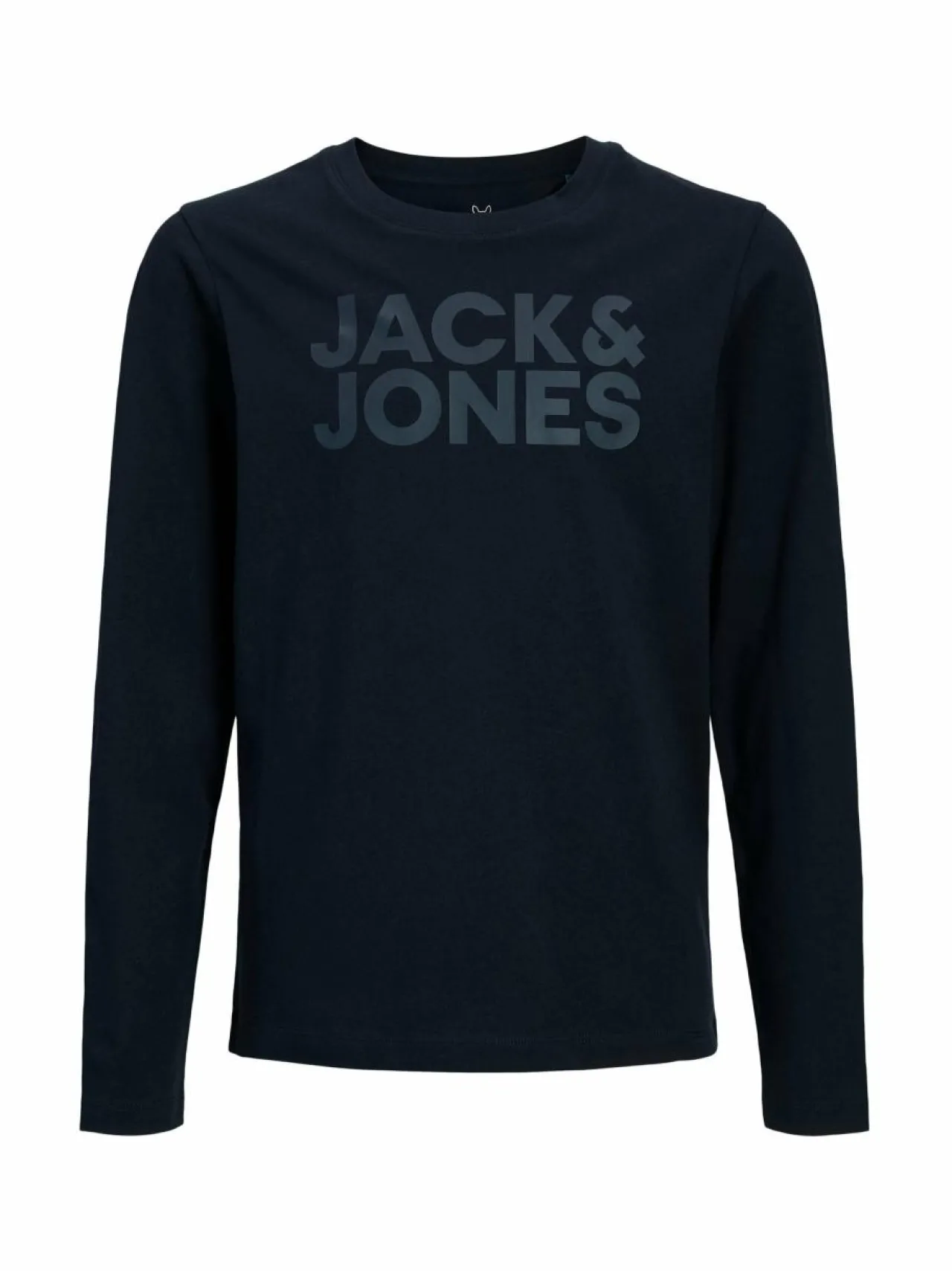 Pitkähihaiset Trikoopaidat<JACK & JONES junior JJeCorp Logo -trikoopaita NAVY BLAZER PRINT:BIG TONAL