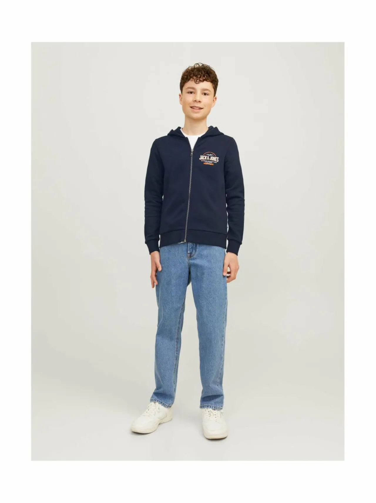 JACK & JONES junior JjElogo Zip -hupullinen collegetakki^ Colleget & Hupparit|Colleget & Hupparit