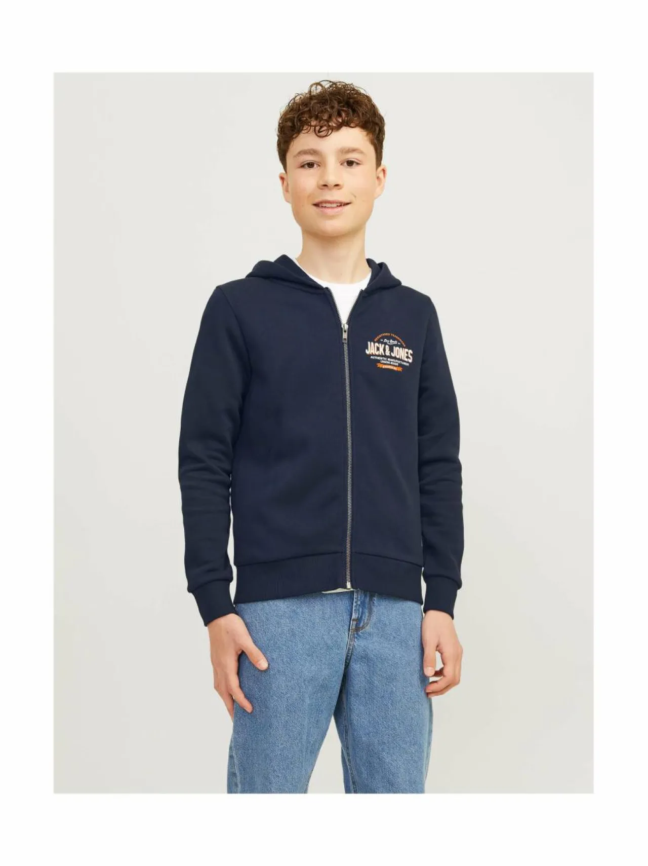 JACK & JONES junior JjElogo Zip -hupullinen collegetakki^ Colleget & Hupparit|Colleget & Hupparit