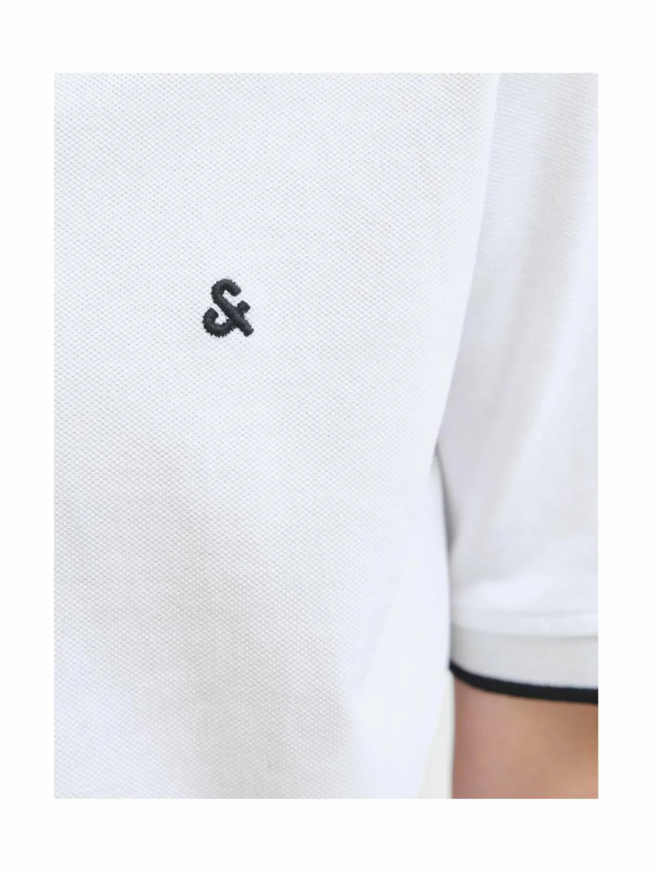 Pitkähihaiset Trikoopaidat|Pitkähihaiset Trikoopaidat<JACK & JONES junior JjePaulos Polo -pikeepaita WHITE DETAIL:SLIM FIT