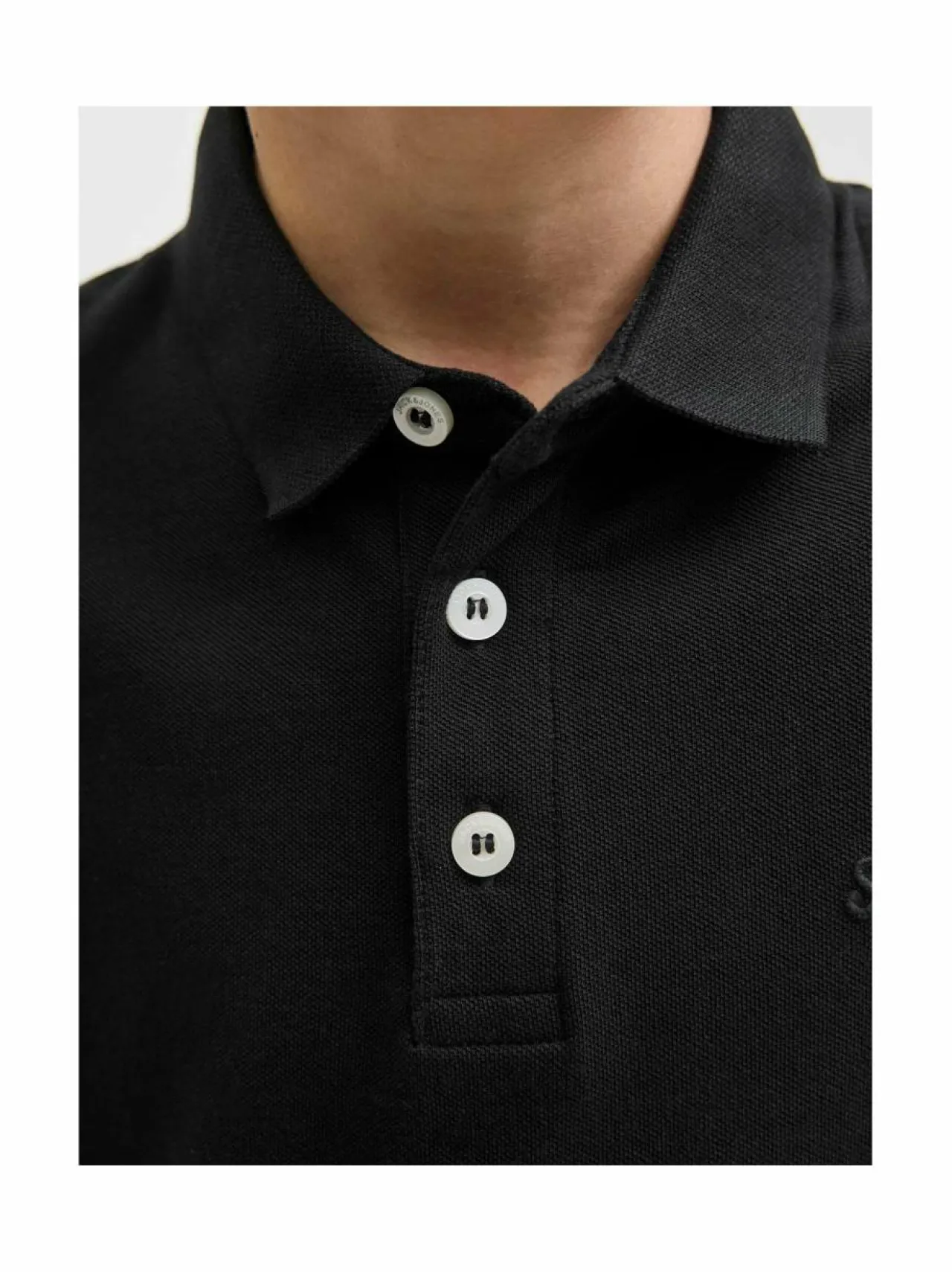 Pitkähihaiset Trikoopaidat|Pitkähihaiset Trikoopaidat<JACK & JONES junior JjePaulos Polo -pikeepaita BLACK DETAIL:TONAL/BLACK/SLIM