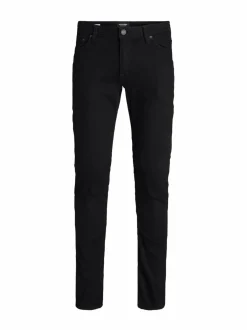 Farkut<Jack & Jones JjiGlenn Slim fit -farkut BLACK DENIM (MUSTA)