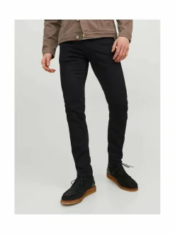Farkut<Jack & Jones JjiGlenn Slim fit -farkut BLACK DENIM (MUSTA)