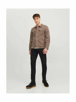 Farkut<Jack & Jones JjiGlenn Slim fit -farkut BLACK DENIM (MUSTA)