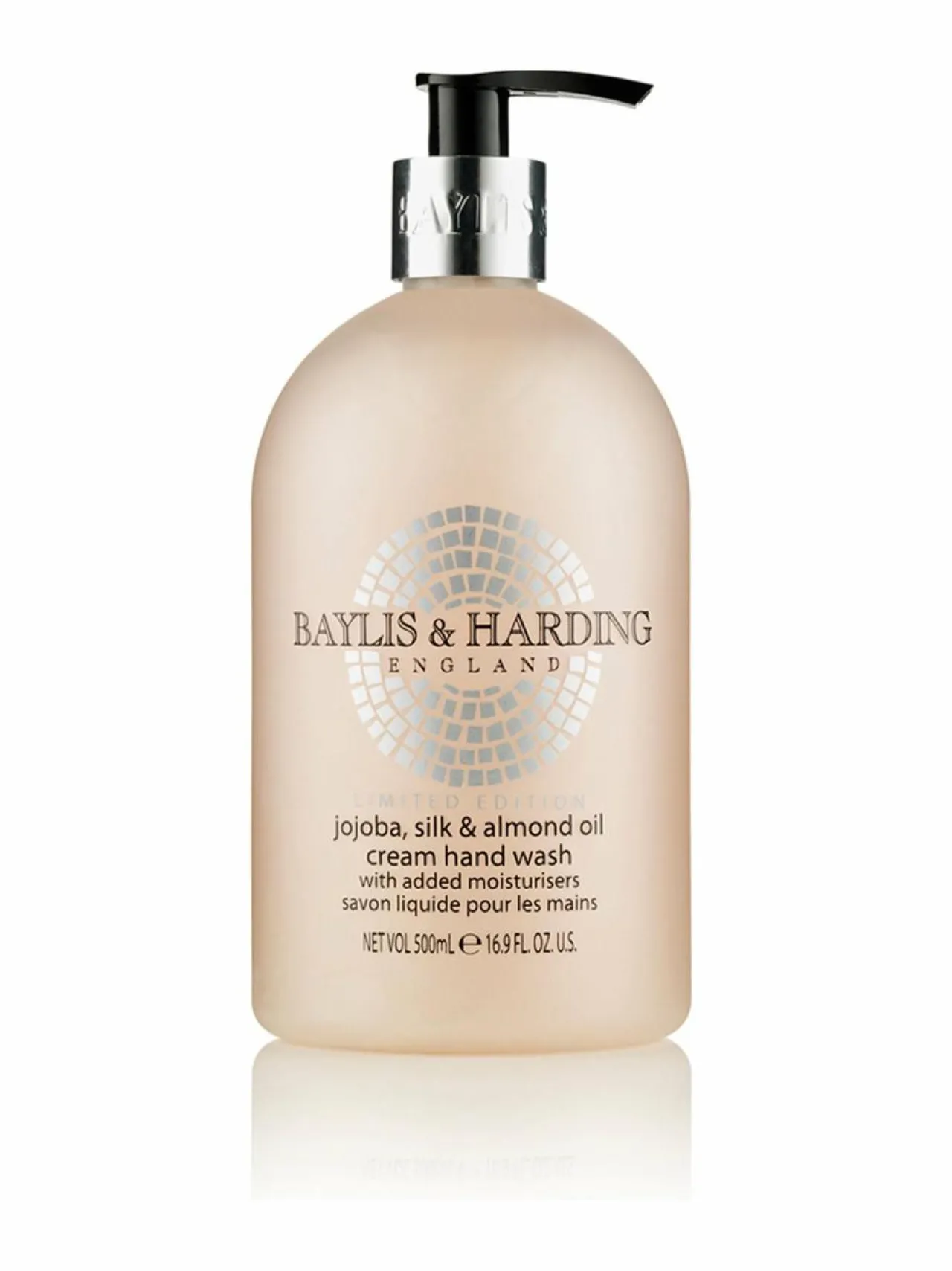 Baylis & Harding Jojoba, Silk & Almond Oil -nestesaippua 500 ml^ Vartalonhoito