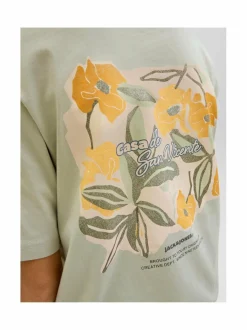 T-Paidat|T-Paidat<JACK & JONES junior JorAlmeria t-paita CELADON TINT