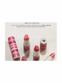 Meikit|Huulet<Idun Minerals Jordgubb Lipstick -mattahuulipuna