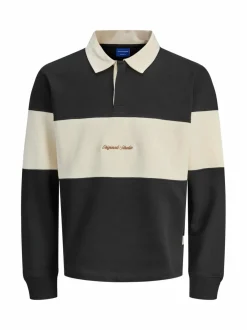 Pitkähihaiset Trikoopaidat|Pitkähihaiset Trikoopaidat<JACK & JONES junior JorNorrebro Blocking -paita BLACK