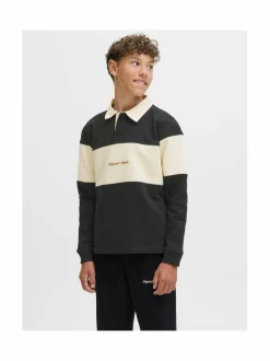Pitkähihaiset Trikoopaidat|Pitkähihaiset Trikoopaidat<JACK & JONES junior JorNorrebro Blocking -paita BLACK
