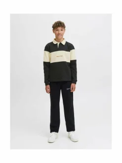 Pitkähihaiset Trikoopaidat|Pitkähihaiset Trikoopaidat<JACK & JONES junior JorNorrebro Blocking -paita BLACK