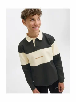 Pitkähihaiset Trikoopaidat|Pitkähihaiset Trikoopaidat<JACK & JONES junior JorNorrebro Blocking -paita BLACK