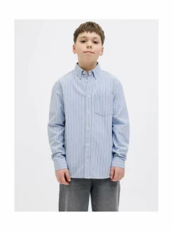 Paidat|Paidat<JACK & JONES junior JorTheo Boxy Oxford -kauluspaita CASHMERE BLUE STRIPES:STRIPES
