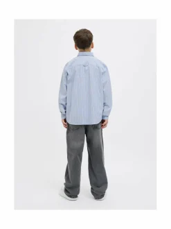Paidat|Paidat<JACK & JONES junior JorTheo Boxy Oxford -kauluspaita CASHMERE BLUE STRIPES:STRIPES