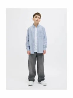 Paidat|Paidat<JACK & JONES junior JorTheo Boxy Oxford -kauluspaita CASHMERE BLUE STRIPES:STRIPES