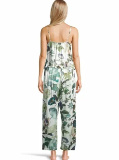 Yö- & Oloasut<A+more Joy-frillatoppi WHITE FLOWERPRINT