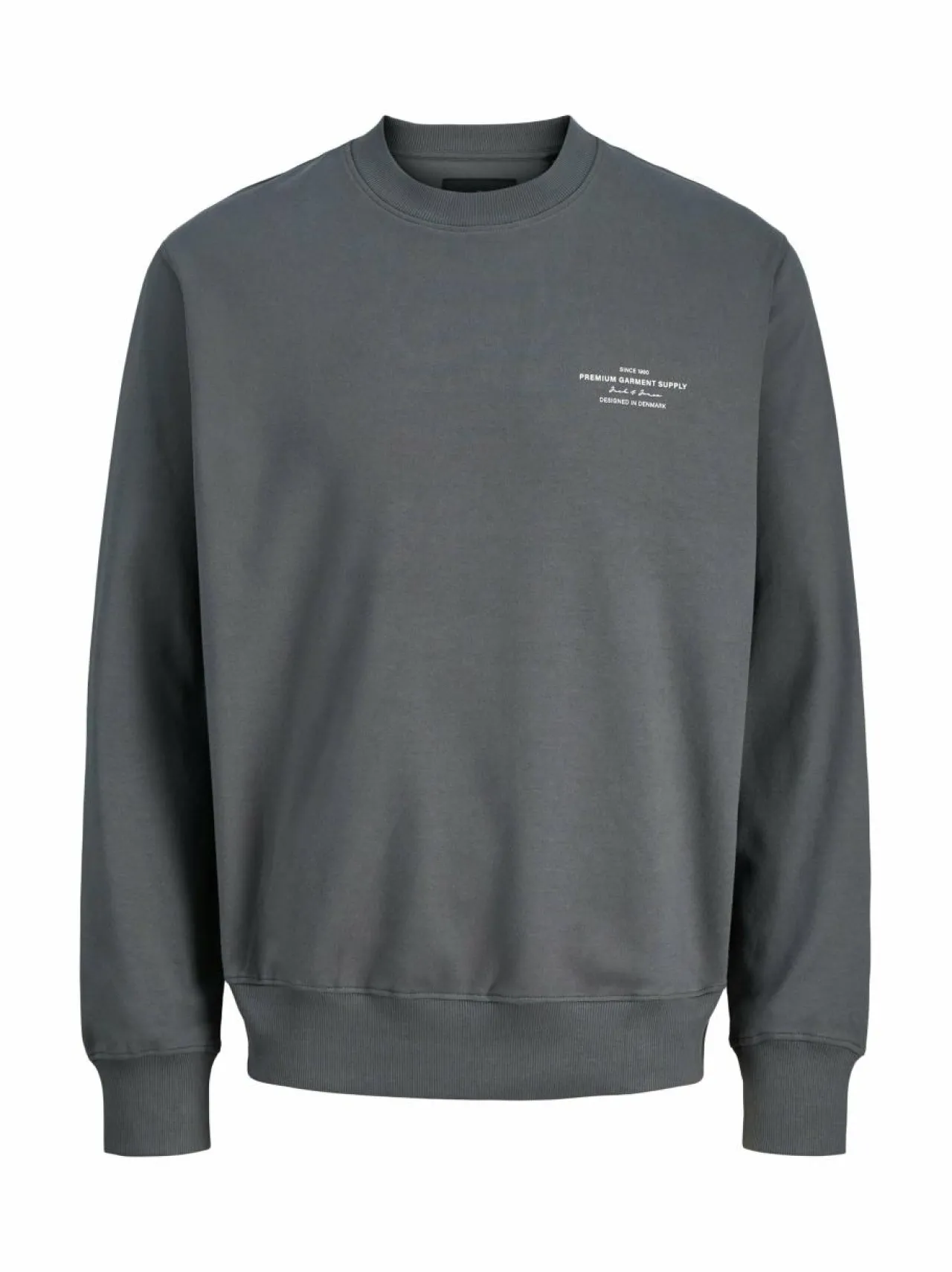 Neuleet<Jack & Jones JprBlachad Branding -collegepaita VOLCANIC ASH