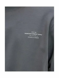 Neuleet<Jack & Jones JprBlachad Branding -collegepaita VOLCANIC ASH