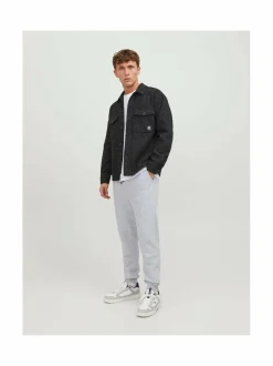 Housut<Jack & Jones JpstGordon JjBradley -collegehousut LIGHT GREY MELANGE