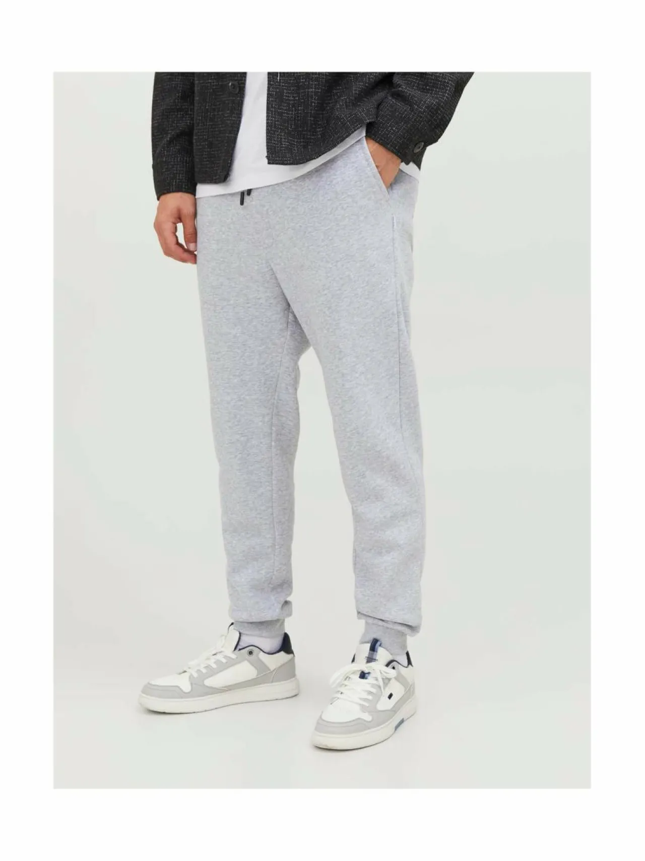 Housut<Jack & Jones JpstGordon JjBradley -collegehousut LIGHT GREY MELANGE