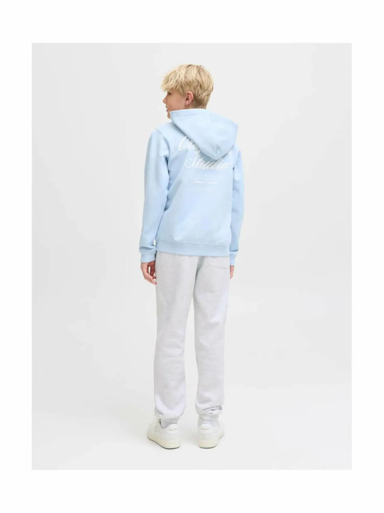 Housut & Jumpsuitit|Housut<JACK & JONES junior JpstKane Urban Edge -collegehousut WHITE MELANGE
