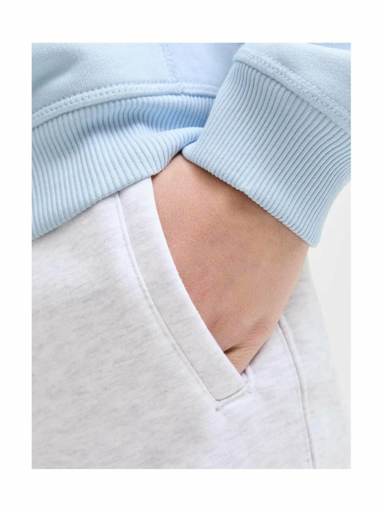Housut & Jumpsuitit|Housut<JACK & JONES junior JpstKane Urban Edge -collegehousut WHITE MELANGE