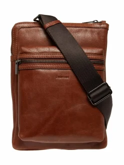 Laukut<CONSTRUE Jude-nahkalaukku 27 x 20 cm BROWN