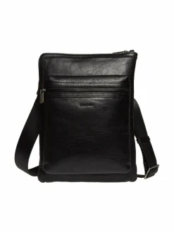 Laukut<CONSTRUE Jude-nahkalaukku 27 x 20 cm BLACK