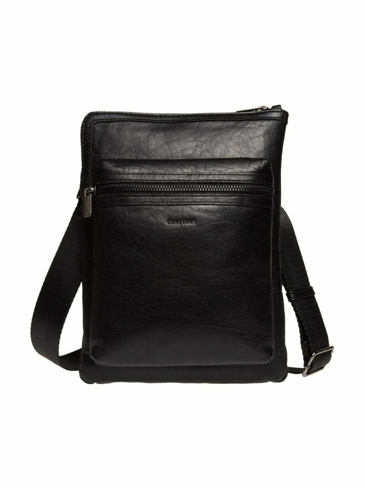 Laukut<CONSTRUE Jude-nahkalaukku 27 x 20 cm BLACK