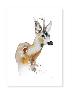 Taulut & Julisteet<ESTER VISUAL Juliste Metsäkauris 50x70 cm