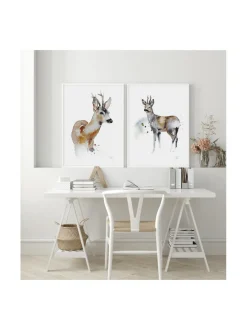 Taulut & Julisteet<ESTER VISUAL Juliste Metsäkauris 50x70 cm