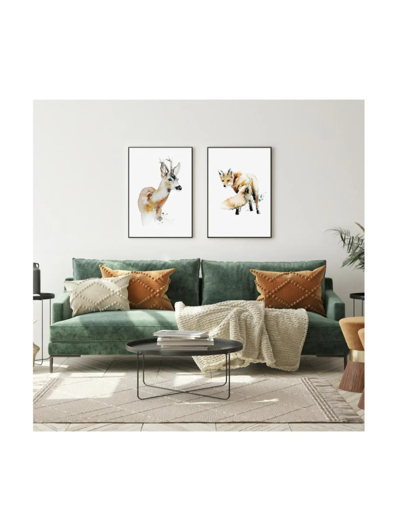 Taulut & Julisteet<ESTER VISUAL Juliste Metsäkauris 50x70 cm