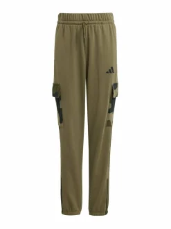 Housut|Housut & Jumpsuitit<adidas Sportswear Junior Camo 3 Stripes -reisitaskuhousut JN2218 OLISTR/BLACK