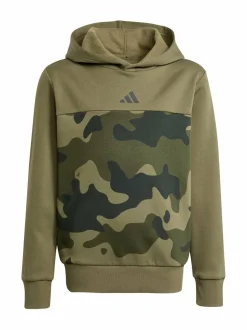 Colleget & Hupparit<adidas Sportswear Junior Camo -huppari JW2467 OLISTR/BLACK