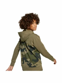 Colleget & Hupparit<adidas Sportswear Junior Camo -huppari JW2467 OLISTR/BLACK