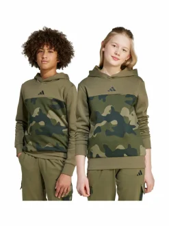 Colleget & Hupparit<adidas Sportswear Junior Camo -huppari JW2467 OLISTR/BLACK