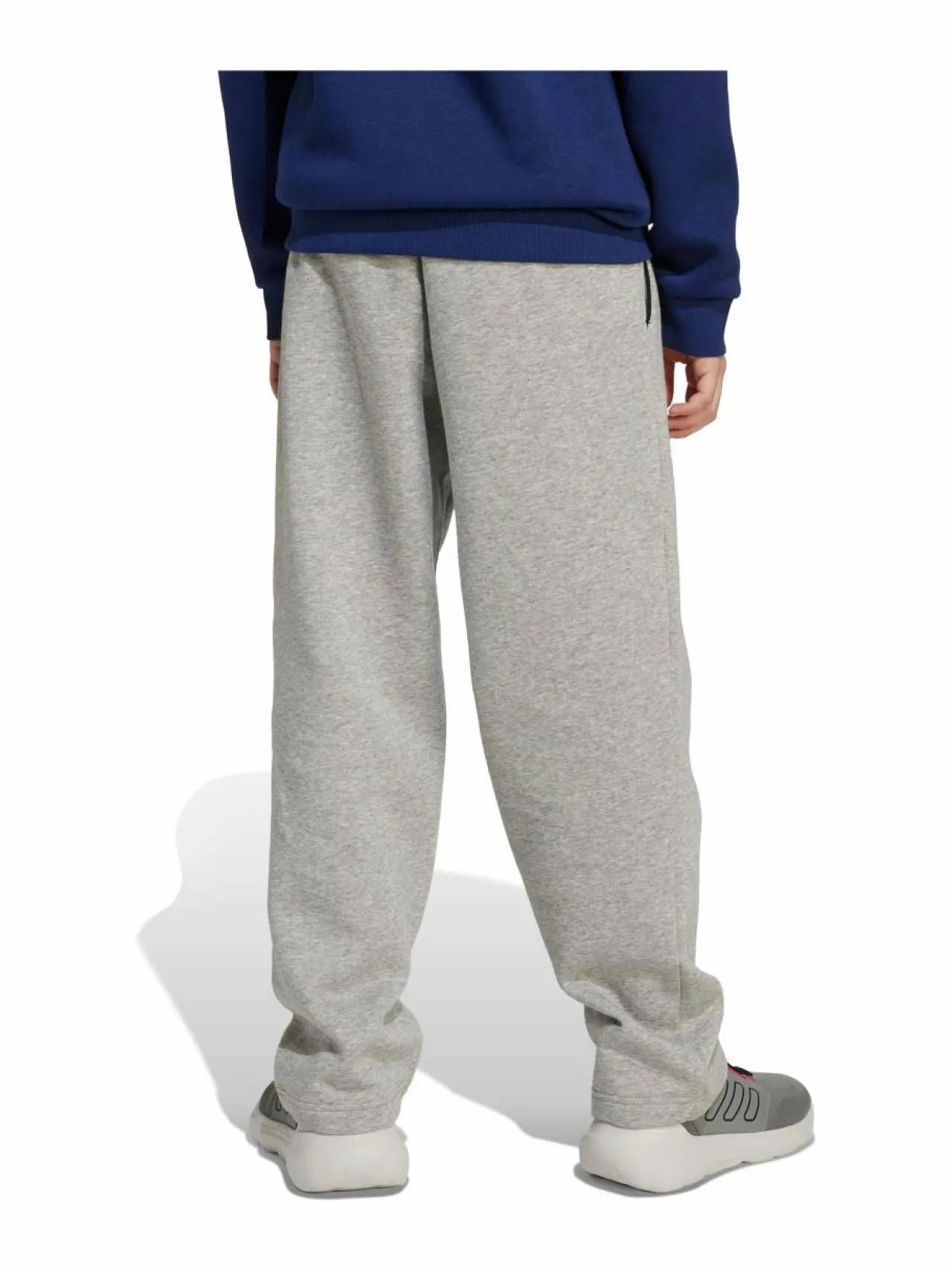 Housut & Jumpsuitit<adidas Sportswear Junior Fleece -collegehousut JW2386 MGREYH/BLACK
