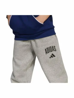 Housut & Jumpsuitit<adidas Sportswear Junior Fleece -collegehousut JW2386 MGREYH/BLACK
