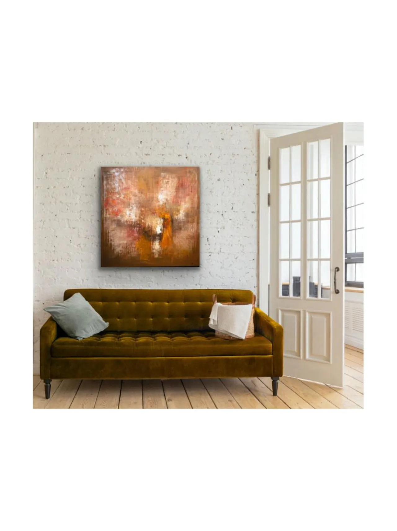 Taulut & Julisteet<Pia Rydman Art Jupiter, öljyvärimaalaus, 90x90 cm