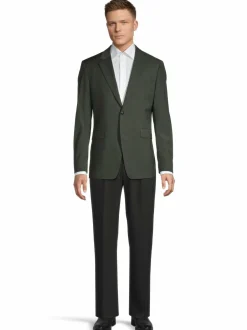 Bleiserit<Tiger of Sweden Justins-villasekoitebleiseri 4CC OLIVE EXTREME