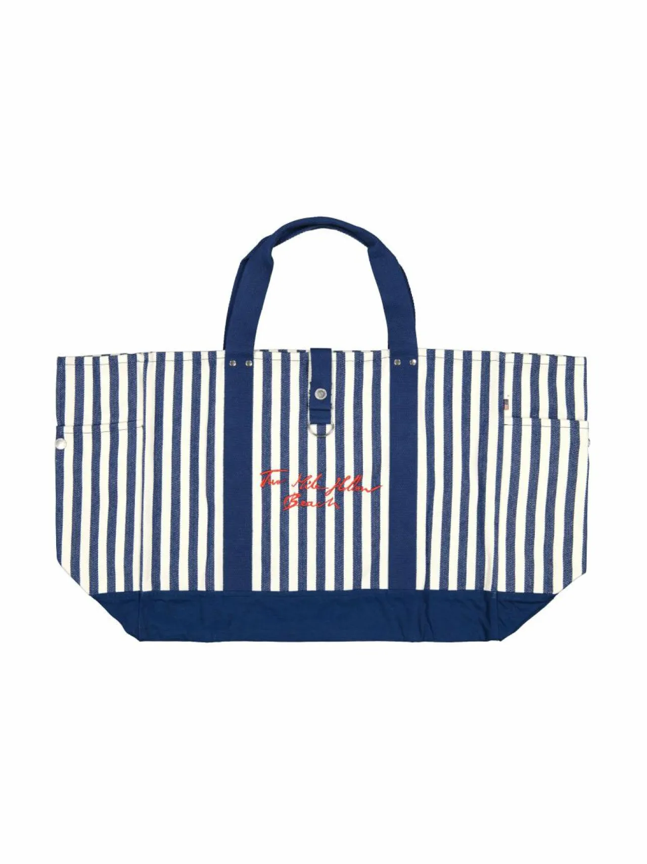 Käsilaukut<Lexington Kalanruotokankainen rantalaukku 596 DK BLUE/WHITE STRIPE