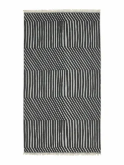 Kylpyhuonetekstiilit<Marimekko Kalasääski-pyyhe 190 OFF-WHITE, CHARCOAL