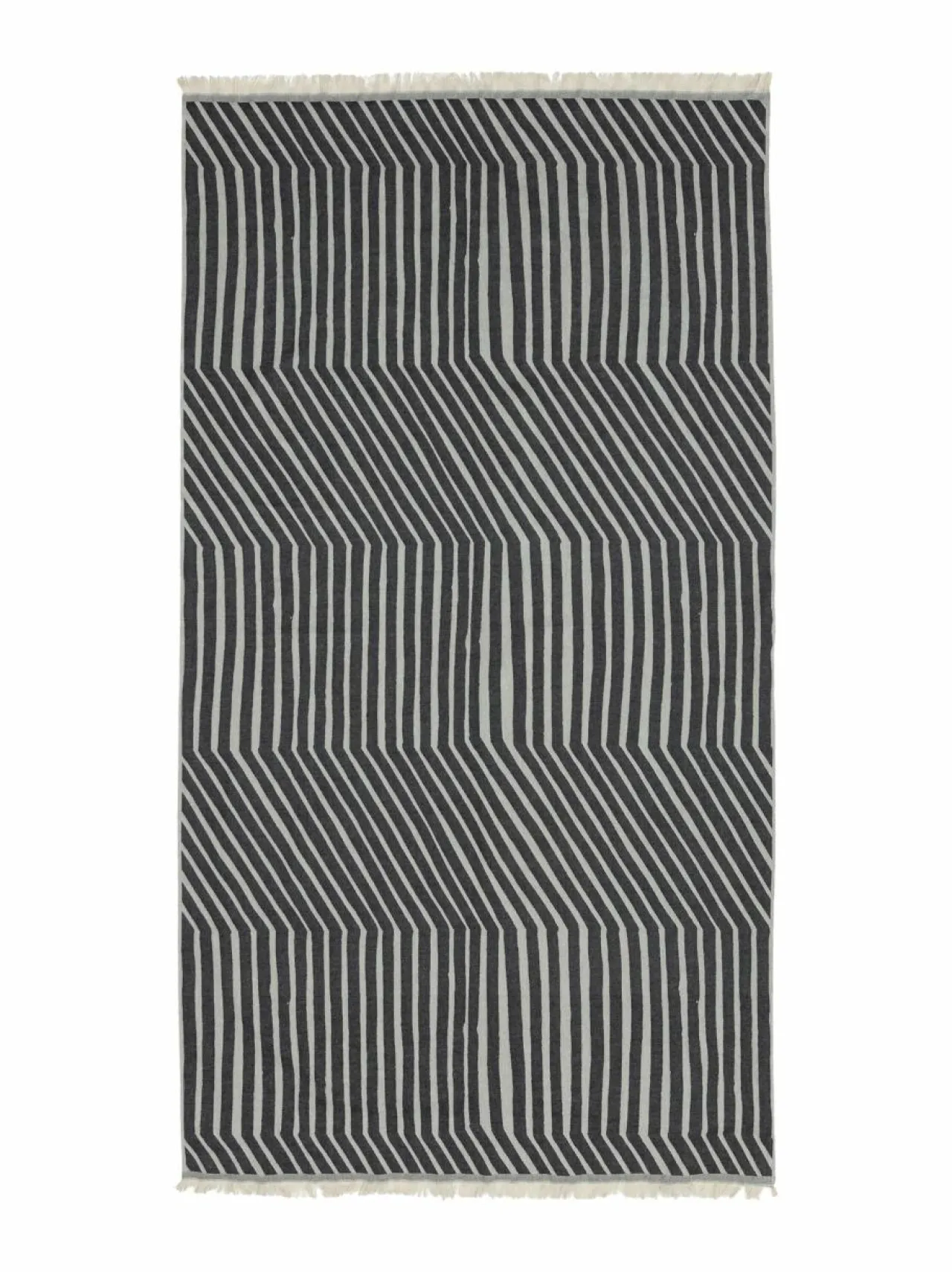 Kylpyhuonetekstiilit<Marimekko Kalasääski-pyyhe 190 OFF-WHITE, CHARCOAL