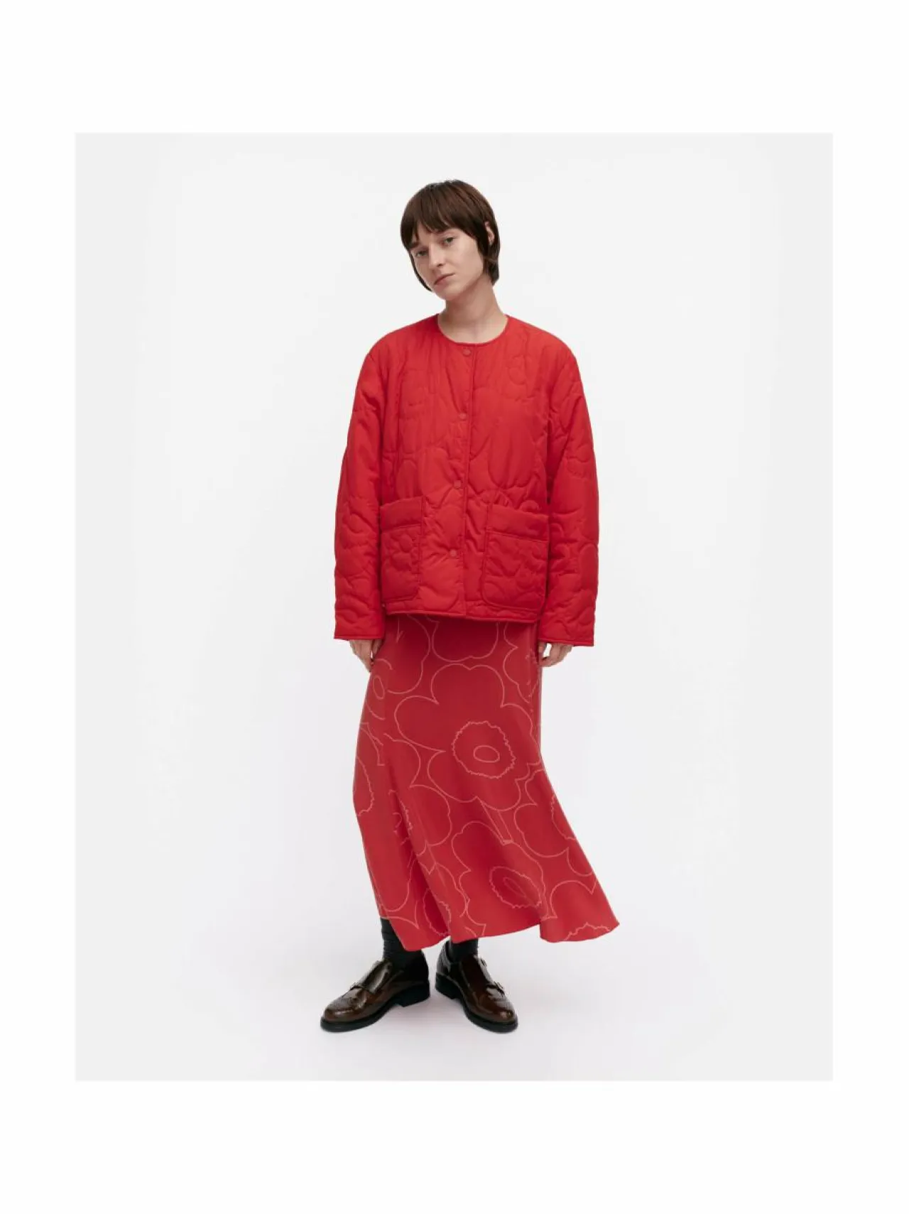 Marimekko Kapseli Piirto Unikko -tikkitakki^ Takit